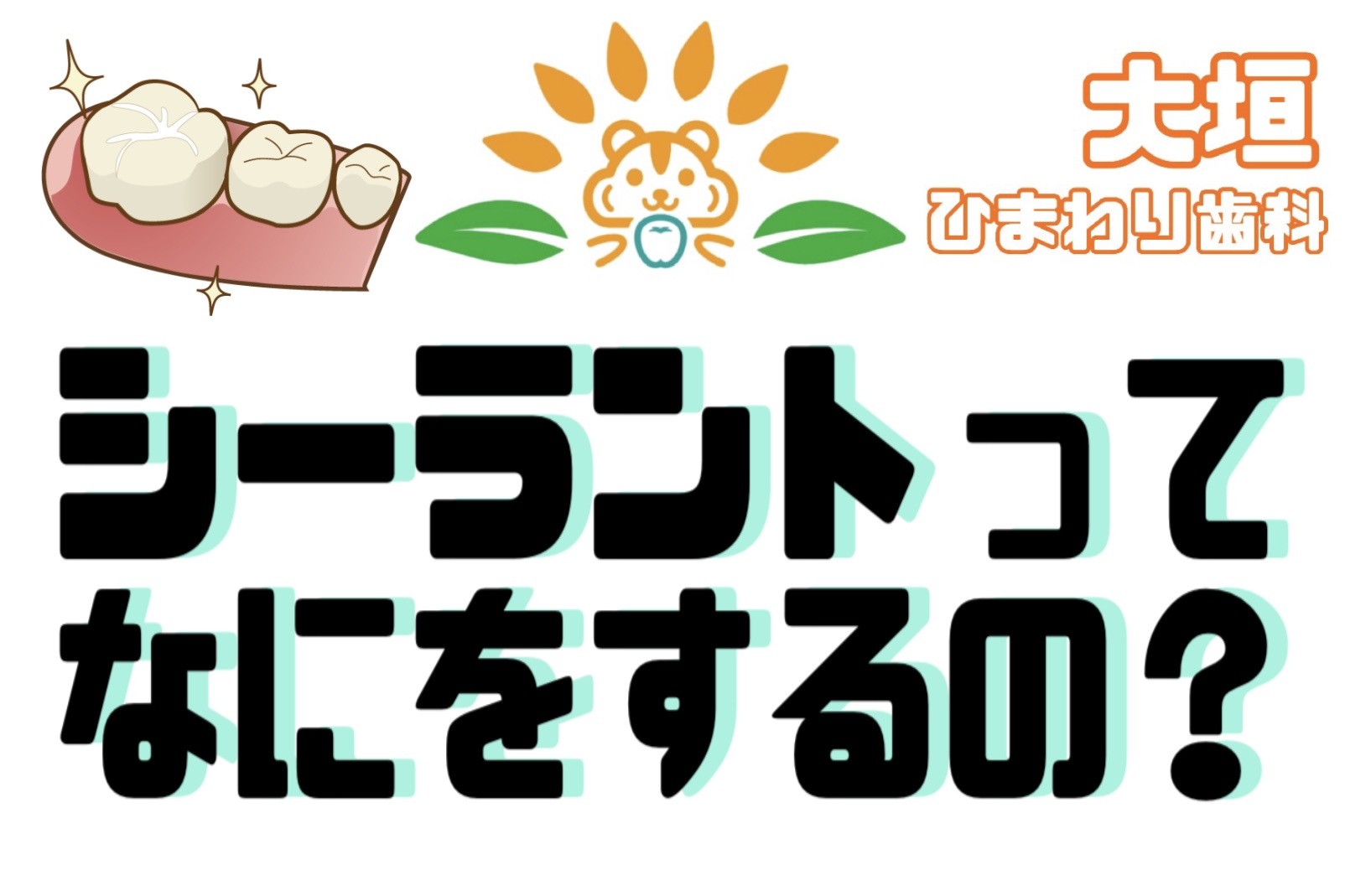 藤井シーラントってなにをするの？