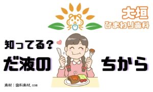 知ってる？　だ液のちから